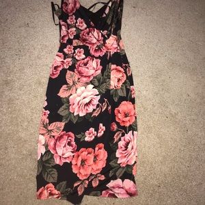 Mini floral dress